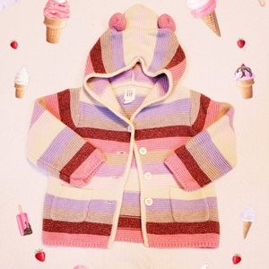 Baby Gap Striped Garter Sweater